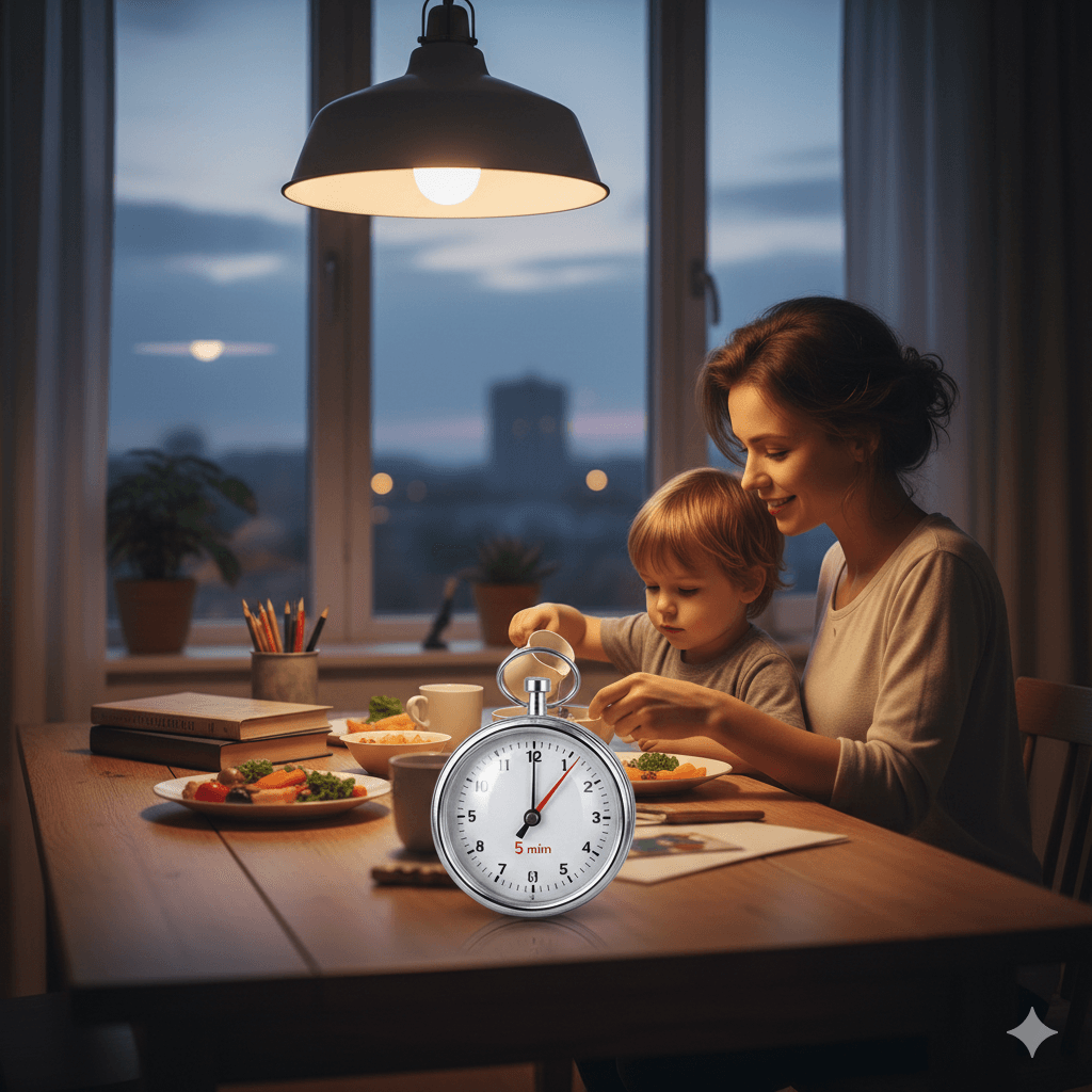 Parent et enfant au primaire faisant une routine de devoirs courte pour soutenir la motivation scolaire.